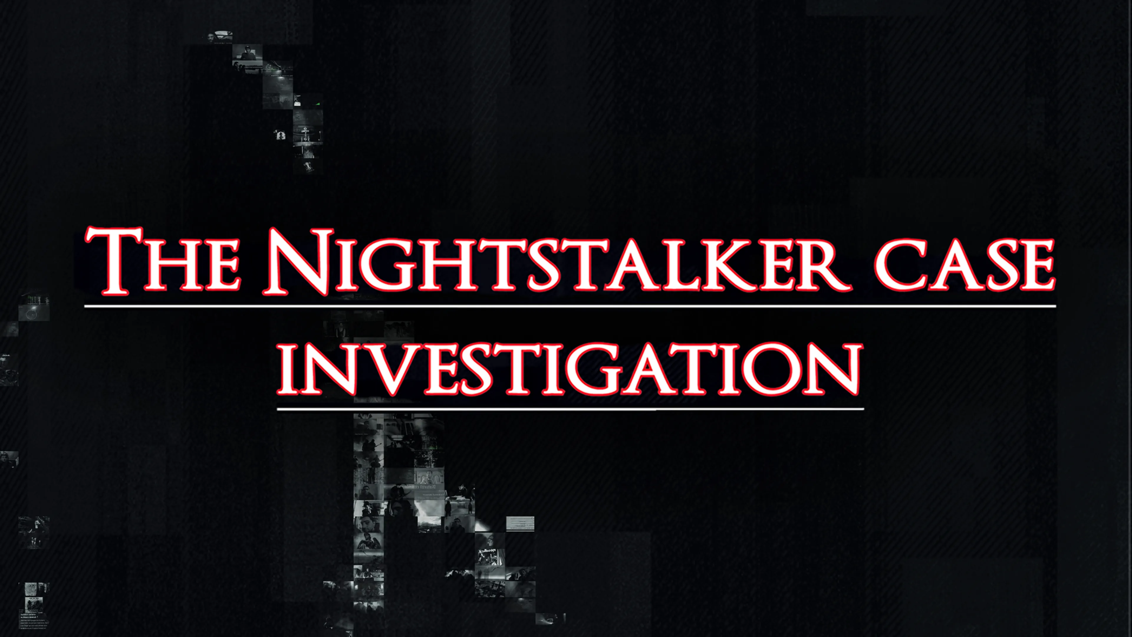 The Nightstalker Case: Investigation poster